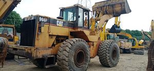 Chargeuse sur pneus Caterpillar CAT 966F d'occasion, très demandée, de bonne qualité, avec composants de pompe d'origine importés du Japon, Shanghai - Product Image 2