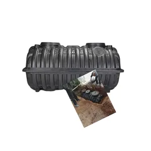 1M3 ISO Standard Mini Stackable FRP Plastic Septic Tank Wastewater Treatment