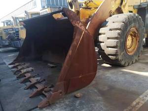 Chargeuse sur pneus Komatsu WA600-3 d'occasion de haute qualité, d'origine japonaise, capacité nominale de 6 tonnes, moteur Caterpillar et pompe CAT en stock à vendre - Product Image 6