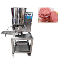 Machine automatique à faire des galettes de hamburgers et des tourtes à la viande, moteur et pompe 220V, haute capacité