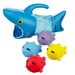Ensemble de jouets de <span class=keywords><strong>bain</strong></span> pour bébé, jeu de chasse aux poissons requin, jeu de piscine avec de petits poissons qui font des jets d'eau, jouets aquatiques à main pour les tout-petits, plaisir de <span class=keywords><strong>bain</strong></span> pour les nourrissons - Product Image 2