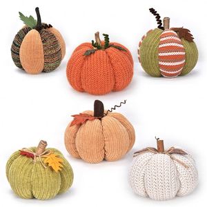 2026 Nouvelle Collection Transfrontalière : Ornement de citrouille en polyester entièrement fait main pour la Fête des récoltes, la Décoration de Thanksgiving et les Fêtes - Product Image 5