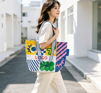 Harga Terbaik Desain Kustom Cetak Jelas Bahan PP Tas Anyaman Kuat Tas Belanja Tas Belanja Personalisasi