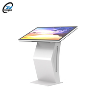 Pantalla de señalización Digital para interiores de 43 ", pantalla táctil Horizontal Vertical, quiosco, función de texto, soporte de suelo, vídeo Digital LCD para Centro Comercial