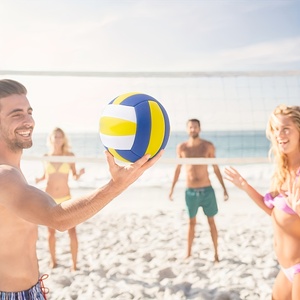 Ballon <span class=keywords><strong>de</strong></span> <span class=keywords><strong>volley</strong></span>-ball <span class=keywords><strong>de</strong></span> plage taille 5 officiel, imperméable, résistant au sable, pour matchs professionnels - Product Image 4