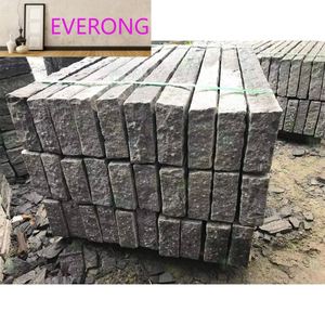 <span class=keywords><strong>Palissade</strong></span> de granit gris foncé <span class=keywords><strong>noir</strong></span> G654 de finition cueillie d'ananas naturel de qualité personnalisée pour paysage de jardin - Product Image 3