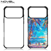Coques de téléphone personnalisées en TPU 2D anti-chute à transfert thermique pour iPhone 17/ 17Air/ 17Pro/17pro Max