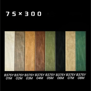 Azulejos de Pared de Cerámica de 75x300 mm con Acabado Mate, Azulejos Decorativos Modernos Tipo Metro para Revestimiento de - Product Image 1