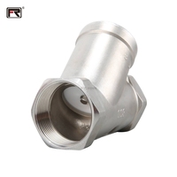 Filtre en Y Furui 1 pouce en acier inoxydable 304 316, filtre à filetage DN8-DN100 BSP NPT pour eau, maille 10-300, 10 bars