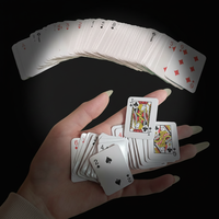 Jeu de cartes de poker miniature haut de gamme, design personnalisé, impression personnalisée, mini deck de poker pour cadeaux de fête