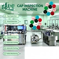 Équipement d'inspection automatisé pour ligne de production industrielle : Détection de défauts de moulage de bouchons de bouteilles et tri par points et par boîtes