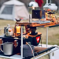 Table pliante IGT pour le camping en plein air, en alliage d'aluminium, tactique, à ouverture rapide, portable, légère, multifonctionnelle, mobilier d'extérieur