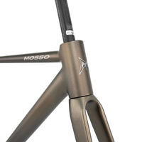 Cadre de vélo de route en alliage AL7005, filetage BB68, 700x30C, fixation Flat Mount, fourche carbone axe 12mm, 5 tailles, pour petits cyclistes, câblage interne