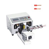 Machine de découpe, dénudage et torsion de câbles plats entièrement automatique Sinrad SR-380T AC220V 50/60HZ pour câbles à 2 conducteurs (largeur