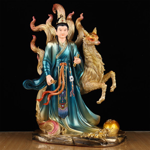 Estatua de la Diosa Nianiang de Nueve Colas, Empress Qingqiu, Forma Real, para Culto en el Hogar, Nueve Señoras Guerreras - Product Image 4