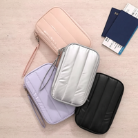 Porta Pasaportes y Tarjetas, Estuche para Documentos de Viaje, Monedero, para Viajes de Negocios