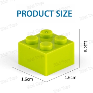 3003 2*3 puntos gruesos pequeñas partículas accesorios piezas compatibles DIY juguetes ladrillos educativos para niños bloques de construcción - Product Image 4