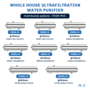 Purificador de Agua de Membrana UF Lavable a Mano para Toda la Casa, 1000/3000/5000/8000/10000L, Sistema de Ultrafiltración de Agua PVDF - Product Image 5