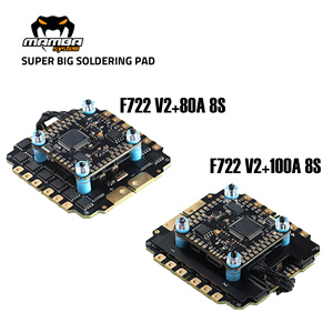 <span class=keywords><strong>Mamba</strong></span> V2 <span class=keywords><strong>F722</strong></span> <span class=keywords><strong>FC</strong></span> 100A 4-in-1กองโมดูลไฟฟ้า4-in-1ดีไซน์โลหะความร้อนต่ำฟรีสไตล์คอปเตอร์สี่ใบพัดอัปเกรดโดรน - Product Image 5