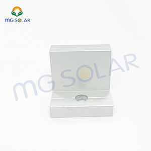 Nhôm năng lượng mặt trời cuối kẹp PV gắn khung bảng điều khiển năng lượng mặt trời <span class=keywords><strong>Z</strong></span> clip để gắn tấm pin mặt trời F30 ~ 50 - Product Image 1
