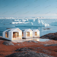 Capsule de séjour haut de gamme T3 avec vue panoramique, entièrement décorée, salle de bain humide/sèche intégrée