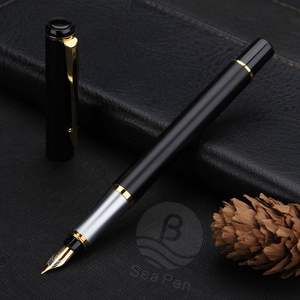Pluma estilográfica de lujo, pluma estilográfica de metal, punto de iridio de Alemania para negocios y regalos, logotipo personalizado - Product Image 6