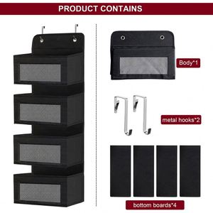 Organizador Colgante de Pared con 4 Ventanas Transparentes, Estantes de Pared Premium para Uso Doméstico, Gran Venta - Product Image 5