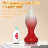 Plug anal vibrant et lumineux pour femmes, pour l'expansion anale, le massage et les soins de plaisir personnel