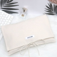 Pochette Enveloppe en Coton Réutilisable en Gros, Emballage Vêtements, Sac Anti-Poussière pour Chaussures avec Rabat et Logo Personnalisé