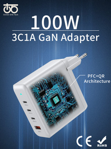 Good-She 100W PD3.0 GaN Chargeur Station de charge intelligente Chargeur de bureau pour iPad <span class=keywords><strong>AirPods</strong></span> iPhone Samsung - Product Image 5