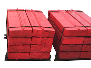 1214 1315 1318 1210 고망간 Mn13cr2 강철, 모노 블록 충격 분쇄기 충격판 - Product Image 5