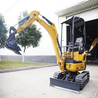 Excavatrice sur chenilles XE15U, prix usine de marque de premier plan, avec zéro recul de queue pour les travaux en espace confiné et la démolition en intérieur
