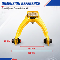 Pièces de suspension automatique réaménagées pour 96-00 EK 2 pièces Kits de carrossage Suspension Kit de bras de commande réglable de roue avant