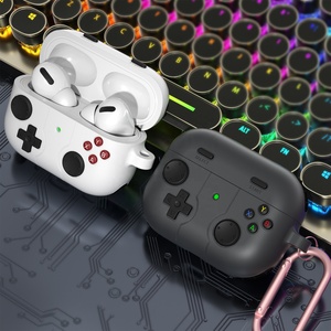 Estuche para auriculares de juegos negro de alta calidad para <span class=keywords><strong>aipods</strong></span> PRO <span class=keywords><strong>2</strong></span> Nuevo estuche suave para protección de silicona líquida para airpods 4 - Product Image 6