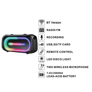 Trolley <span class=keywords><strong>case</strong></span> Wireless dos altavoces altavoz de escenario al aire libre portátil de gran potencia de alta calidad 6 pulgadas - Product Image 1