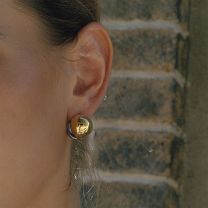 Stainless Steel Ball <b>Cuff</b> <b>Earrings</b> Hollow Hemispherical Geometric Design Fashion Jewelry - Product Image 3