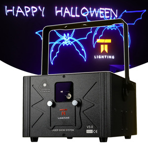 TIITEE Control inalámbrico 3W RGB Full Color Disco Dj Laser Stage Lighting Animación Laser <span class=keywords><strong>Show</strong></span> 10W Luz láser con Bluetooth - Product Image 1