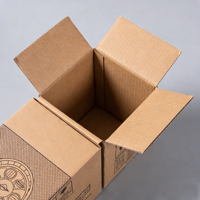 Grandes boîtes en carton, emballage plat, boîtes de transport en carton ondulé, vente en gros