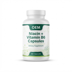 Cápsulas de Niacina Vitamina B6 OEM ODM 250mg 120 Unidades a Granel Marca Privada - Product Image 1