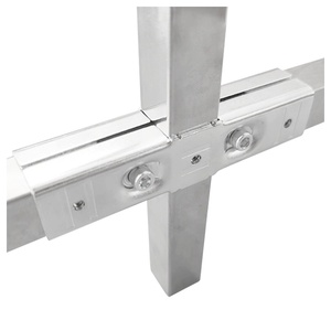 40 ống vuông ống thép không gỉ Phụ Kiện/Phụ kiện mạ kẽm/solderless Fastener sửa chữa Kệ TEE lịch thi đấu - Product Image 4