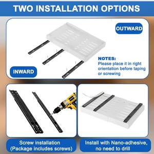 2 Packs d'organisateurs d'armoires extensibles et extensibles, étagères de rangement à <span class=keywords><strong>tiroirs</strong></span> <span class=keywords><strong>coulissants</strong></span> réglables - Product Image 6