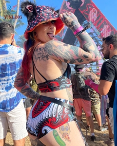 Set di abbigliamento da ballo esotico all'ingrosso Sexy nuova stampa vestiti personalizzati Stage & Dance Wear Ghost - Product Image 4