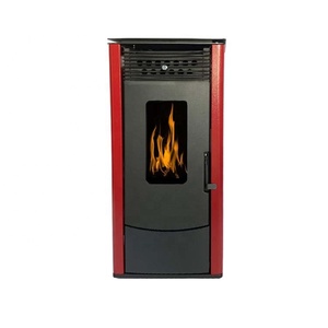 Poêle à granulés de bois moderne en fonte pour intérieur avec Wifi à vendre - Product Image 3
