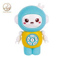 Robot Montessori multifuncional para bebés, Máquina Inteligente para niños, aprendizaje de Educación Temprana, máquina de cuentos musicales, juguetes relajantes