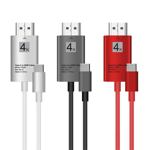 <span class=keywords><strong>Cable</strong></span> <span class=keywords><strong>adaptador</strong></span> USB 3,1 tipo C <span class=keywords><strong>a</strong></span> <span class=keywords><strong>HDMI</strong></span> 4K 60Hz 30Hz de 2M con alimentación para MacBook Samsung Huawei <span class=keywords><strong>iPhone</strong></span> 8 pin tipo C <span class=keywords><strong>a</strong></span> <span class=keywords><strong>HDMI</strong></span> - Product Image 3