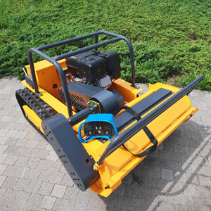 Tondeuse à fléaux télécommandée de qualité industrielle, largeur de coupe 120 cm, essence/diesel, pour ferme, verger, terrain accidenté - Product Image 3