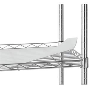 อเลรา ALESW322416SR รถเข็นลวด 3 ชั้น 24 นิ้ว เอ็กซ์ 16 นิ้ว เอ็กซ์ 39 นิ้ว พร้อมรถเข็นเก็บของสีเงิน รับน้ำหนักได้ 450 ปอนด์ - Product Image 3