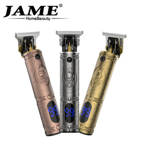 Tondeuse à cheveux JAME JM-700AL Bronze LCD, double charge, batterie intégrée 1200mAh-2000mAh, pour barbiers et usage domestique - Product Image 1