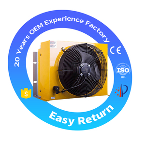 <strong>Carl</strong> Factory Direct Supply AH1417T 150L/min Aluminum Air Cooled Hydraulic Oil Cooler with 12V/24V/220V/380V Fan - Product Image 3