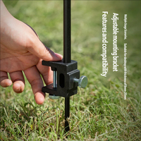 Support de lampe multifonctionnel détachable KingGear pour camping en extérieur, support de rangement, support de lampe suspendu